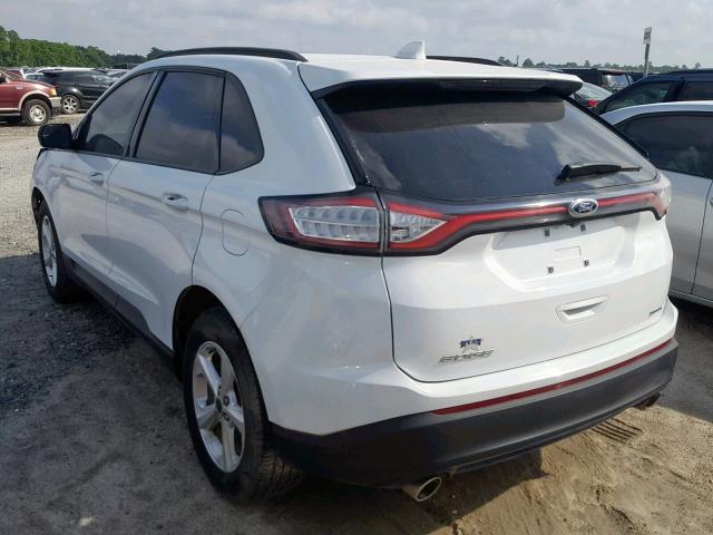 2FMPK3G98JBB25547 - 2018 FORD EDGE SE WHITE photo 3