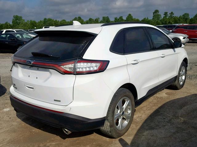 2FMPK3G98JBB25547 - 2018 FORD EDGE SE WHITE photo 4