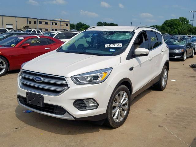 1FMCU0JD1HUB28914 - 2017 FORD ESCAPE TIT WHITE photo 2