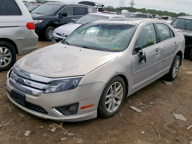 3FAHP0JG4AR387363 - 2010 FORD FUSION SEL TAN photo 2