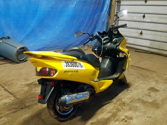 JH2MF06153K100174 - 2003 HONDA NSS250 YELLOW photo 4