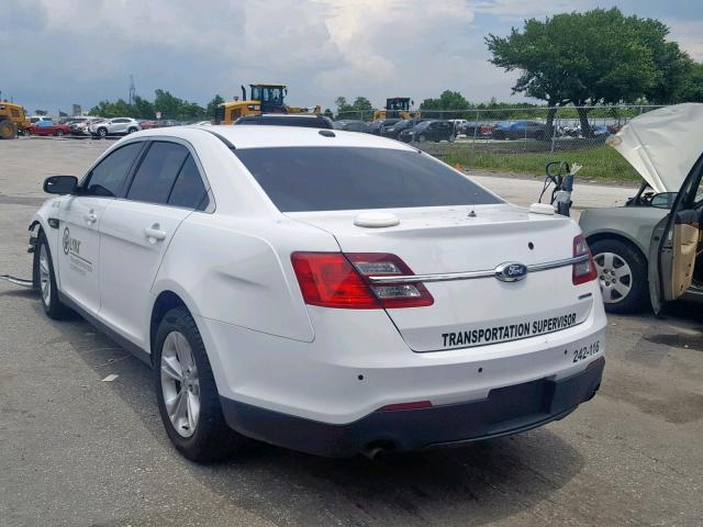 1FAHP2L84GG142208 - 2016 FORD TAURUS POL WHITE photo 3