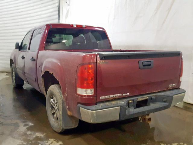 2GTEK13M171677612 - 2007 GMC NEW SIERRA RED photo 3