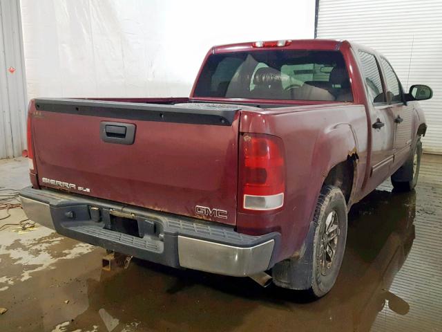 2GTEK13M171677612 - 2007 GMC NEW SIERRA RED photo 4