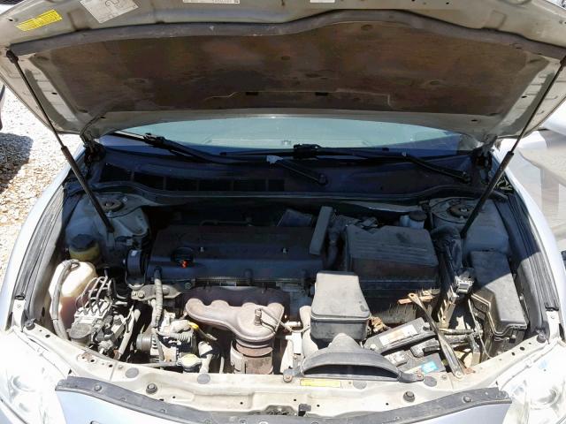 4T1BE46K97U099782 - 2007 TOYOTA CAMRY NEW SILVER photo 7