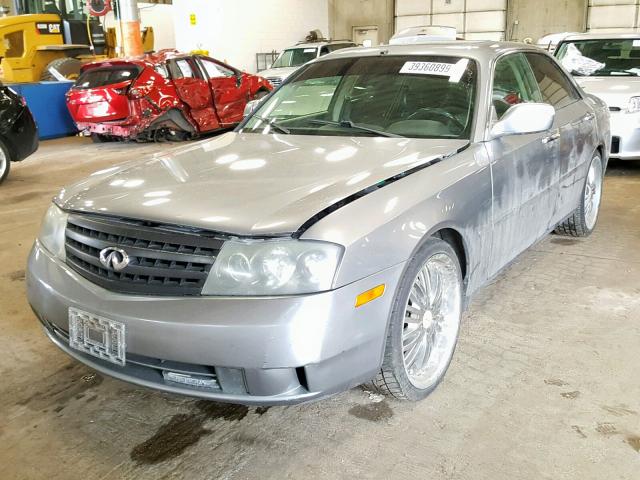 JNKAY41E43M000299 - 2003 INFINITI M45 GRAY photo 2