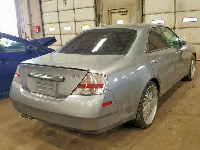 JNKAY41E43M000299 - 2003 INFINITI M45 GRAY photo 4