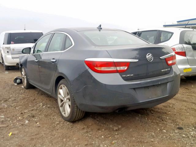 1G4PR5SK3D4231162 - 2013 BUICK VERANO CON GRAY photo 3