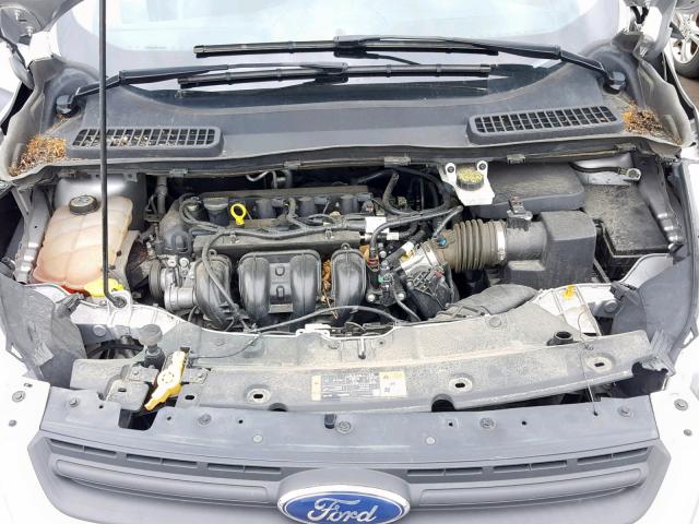 1FMCU0F77DUD92040 - 2013 FORD ESCAPE S SILVER photo 7