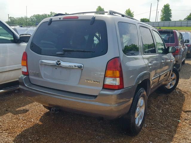 4F2CU08111KM70333 - 2001 MAZDA TRIBUTE LX BEIGE photo 4