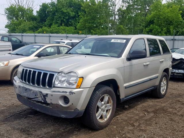 1J8GR48K27C666036 - 2007 JEEP GRAND CHER SILVER photo 2