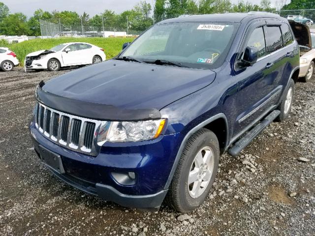 1C4RJFAG6CC182146 - 2012 JEEP GRAND CHER BLUE photo 2