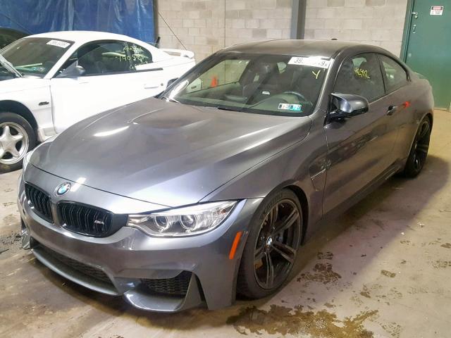 WBS3R9C5XFK331284 - 2015 BMW M4 GRAY photo 2