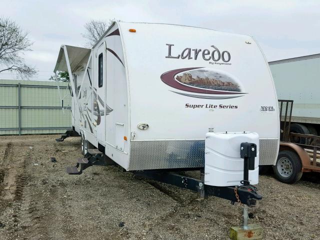 4YDT29627AB601073 - 2010 KEYSTONE LAREDO WHITE photo 1