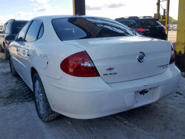 2G4WE587771144164 - 2007 BUICK LACROSSE C WHITE photo 3