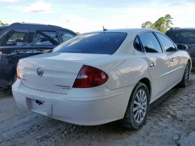 2G4WE587771144164 - 2007 BUICK LACROSSE C WHITE photo 4