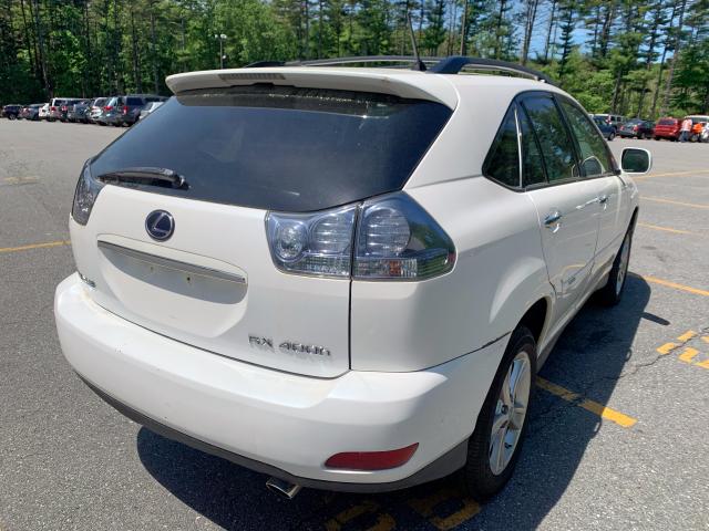 JTJHW31U882070881 - 2008 LEXUS RX 400H WHITE photo 3