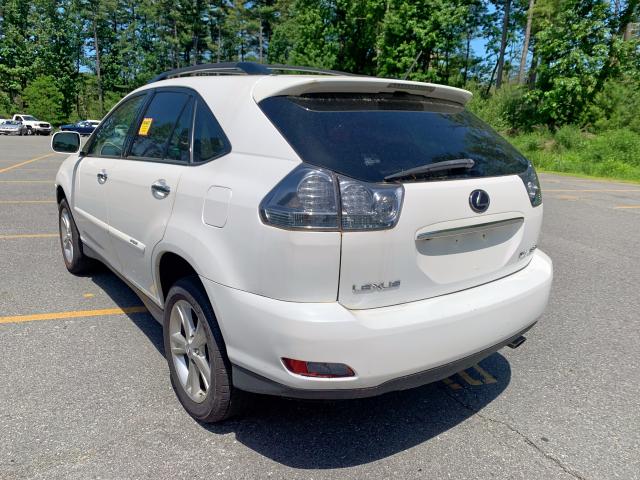 JTJHW31U882070881 - 2008 LEXUS RX 400H WHITE photo 4