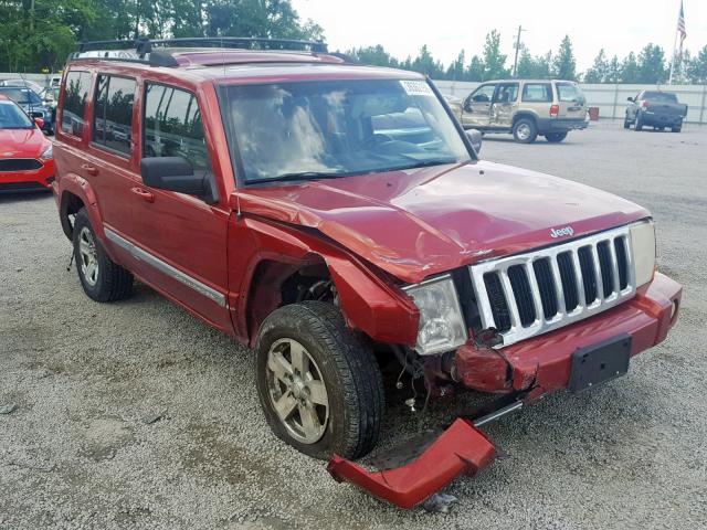 1J8HG58N16C253128 - 2006 JEEP COMMANDER BLACK photo 1