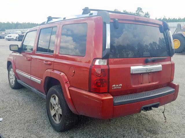 1J8HG58N16C253128 - 2006 JEEP COMMANDER BLACK photo 3