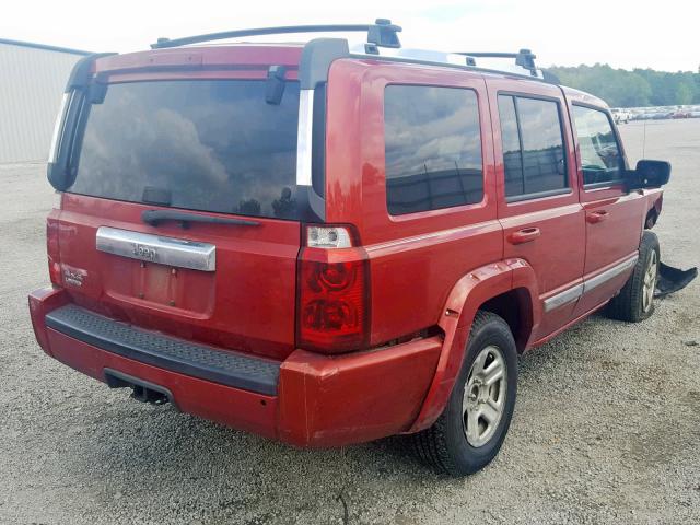 1J8HG58N16C253128 - 2006 JEEP COMMANDER BLACK photo 4