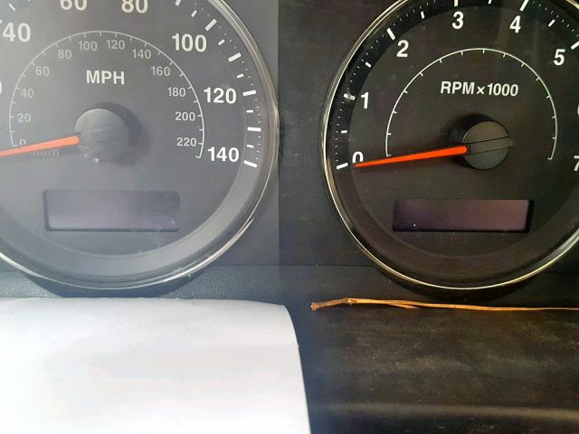 1J8HG58N16C253128 - 2006 JEEP COMMANDER BLACK photo 8