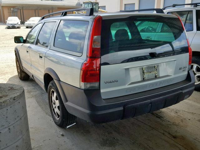 YV1SZ59H741139721 - 2004 VOLVO XC70 SILVER photo 3