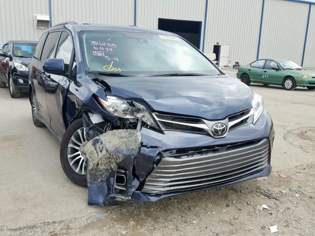 5TDYZ3DC9KS988197 - 2019 TOYOTA SIENNA LIM BLUE photo 1