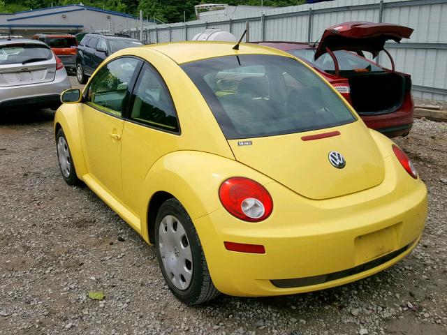 3VWPG3AG7AM006235 - 2010 VOLKSWAGEN NEW BEETLE ყვითელი ფოტო 3