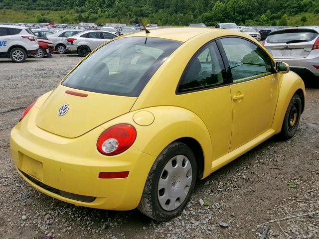 3VWPG3AG7AM006235 - 2010 VOLKSWAGEN NEW BEETLE ყვითელი ფოტო 4