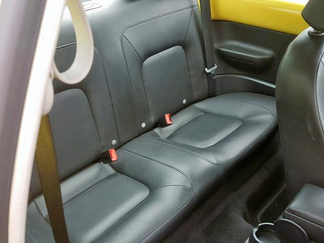 3VWPG3AG7AM006235 - 2010 VOLKSWAGEN NEW BEETLE ყვითელი ფოტო 6