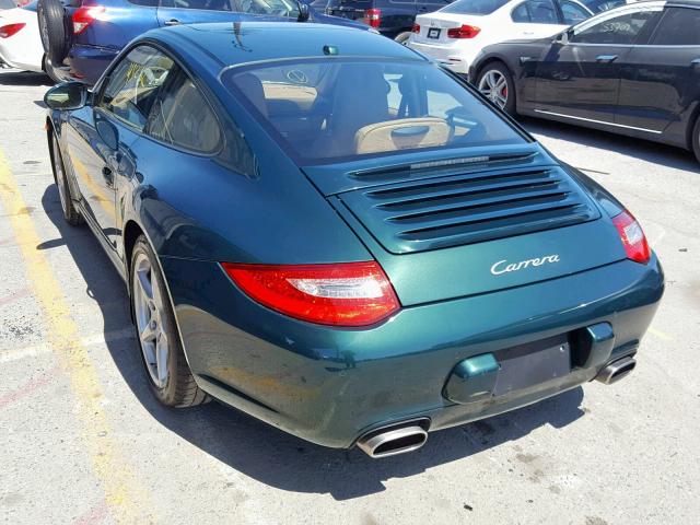 WP0AA29989S706732 - 2009 PORSCHE 911 CARRER GREEN photo 3