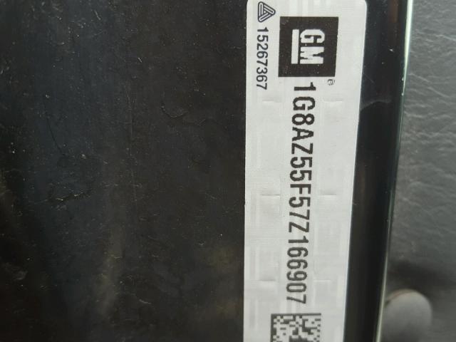 1G8AZ55F57Z166907 - 2007 SATURN ION LEVEL BLACK photo 10