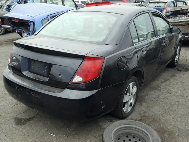 1G8AZ55F57Z166907 - 2007 SATURN ION LEVEL BLACK photo 4