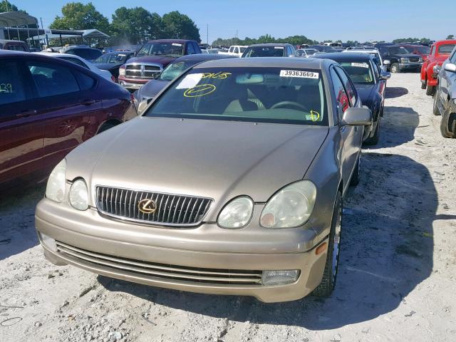 JT8BD69SX10147043 - 2001 LEXUS GS 300 GOLD photo 2