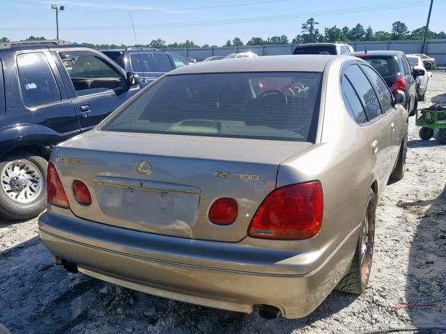 JT8BD69SX10147043 - 2001 LEXUS GS 300 GOLD photo 4