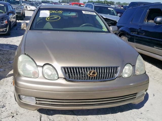 JT8BD69SX10147043 - 2001 LEXUS GS 300 GOLD photo 9