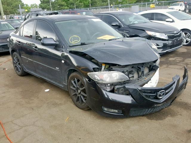 JM1BK323681802781 - 2008 MAZDA 3 S BLACK photo 1