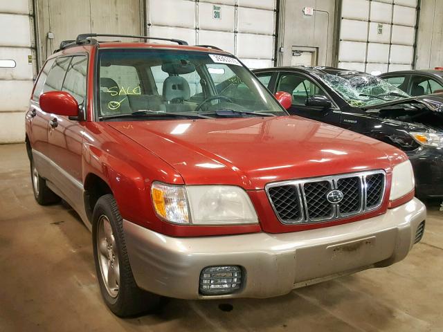 JF1SF65541H765669 - 2001 SUBARU FORESTER S RED photo 1