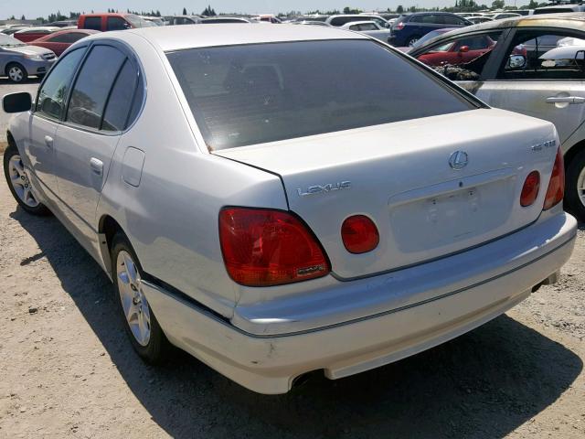 JT8BD69S040203639 - 2004 LEXUS GS 300 SILVER photo 3