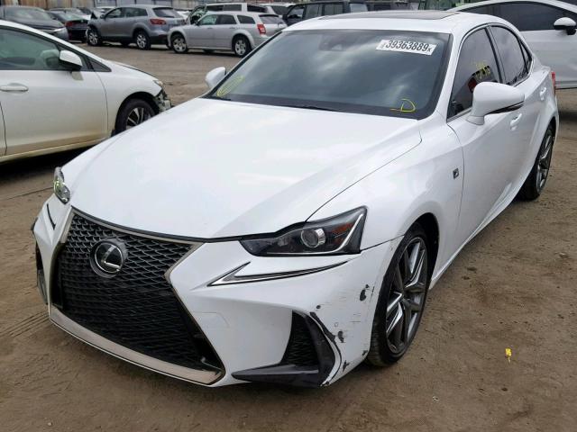 JTHBA1D26J5065624 - 2018 LEXUS IS 300 WHITE photo 2