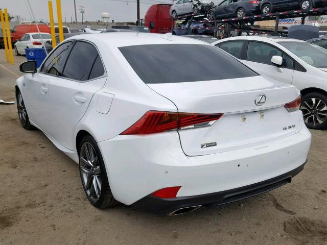 JTHBA1D26J5065624 - 2018 LEXUS IS 300 WHITE photo 3