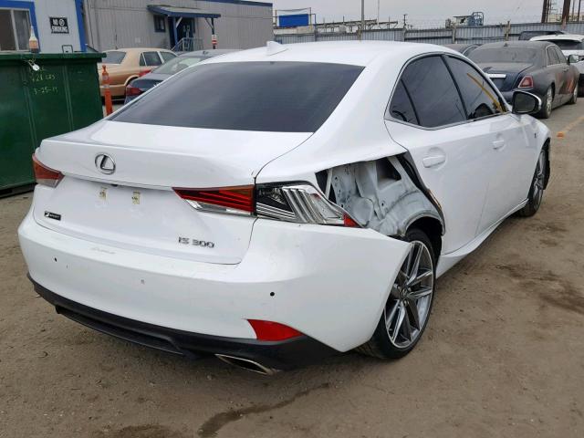 JTHBA1D26J5065624 - 2018 LEXUS IS 300 WHITE photo 4