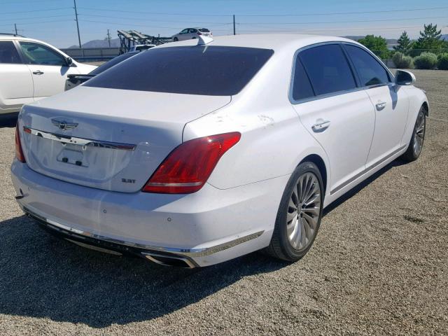 KMHG34JA5HU030549 - 2017 GENESIS G90 PREMIU WHITE photo 4