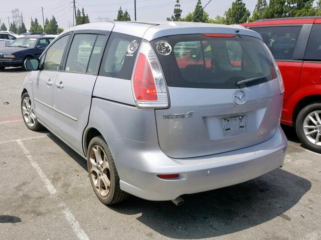 JM1CR29L290347032 - 2009 MAZDA 5 SILVER photo 3