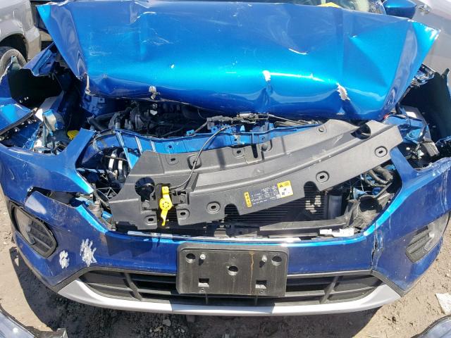 1FMCU9HD6JUB89711 - 2018 FORD ESCAPE SEL BLUE photo 9