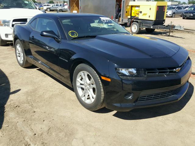 2G1FE1E38E9126617 - 2014 CHEVROLET CAMARO LS BLACK photo 1