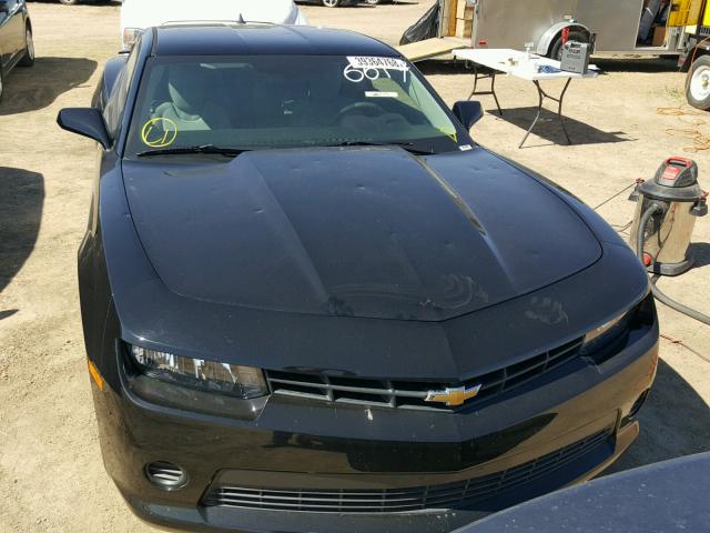 2G1FE1E38E9126617 - 2014 CHEVROLET CAMARO LS BLACK photo 9