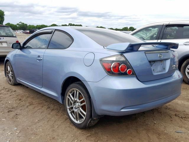 JTKDE167X80244594 - 2008 TOYOTA SCION TC ლურჯი ფოტო 3