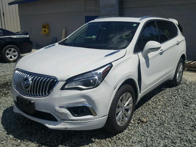 LRBFXDSA3HD190835 - 2017 BUICK ENVISION E WHITE photo 2